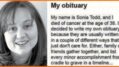 Photo of 38-year-old woman wrote her own obituary, we all need to read it