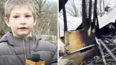 Photo of Brave Little 7-Year-Old Rushes Back Into Burning House To Save His Baby Sister