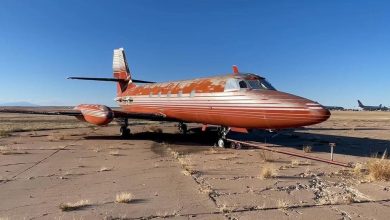 Photo of Elvis Presley’s abandoned airplane has finally been sold after 40 years in the desert, but wait till you see how it looks inside