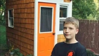 Photo of Middleschooler builds his own house for $1,500—this is how it looks when he opens door and reveals masterpiece
