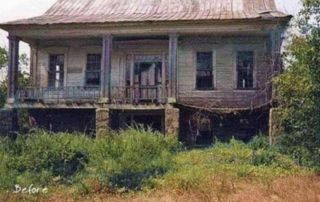 Photo of Before and After of the Hardaway House