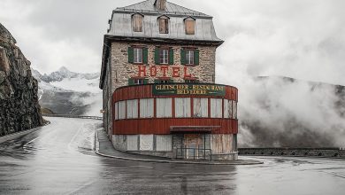 Photo of Inside Abandoned Hotel Belvedere in Switzerland