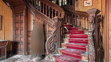 Photo of Whispers of Elegance: The Enigmatic Staircase of Italy’s Abandoned Mansion