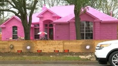 Photo of Guy has neighbors upset after he paints his whole house hot pink