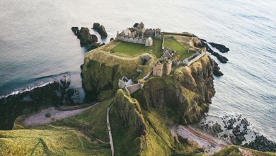 Photo of Inside Of The Abandoned Dramatic Dunnottar Castle