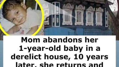 Photo of Mom abandons 1 year old baby in a derelict house, 10 years later, she returns and discovers the unthinkable