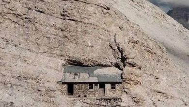 Photo of The loneliest house in the world. Built over 100 years ago during WWI