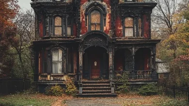 Photo of Gothic Mansions Bursting with Faded Colors