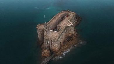 Photo of Castle in the middle of the sea.