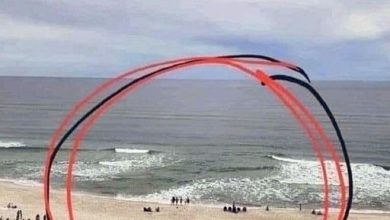 Photo of Don’t you dare go in the water, if you see waves forming like this
