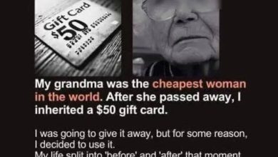 Photo of The Gift Card My Grandma Left Me Seemed Ordinary — Until a Stranger Revealed Its True Meaning