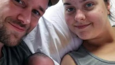 Photo of Light-Skinned Parents Shocked by Their Baby’s Dark Skin—Her Viral Explanation Left Everyone Speechless