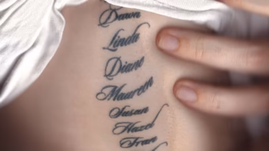 Photo of “She Tattooed the Names of All 14 of Her Exes’ Moms… Here’s Why”