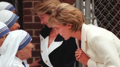 Photo of In June 1997, Princess Diana and Mother Teresa met for the final time in New York City.
