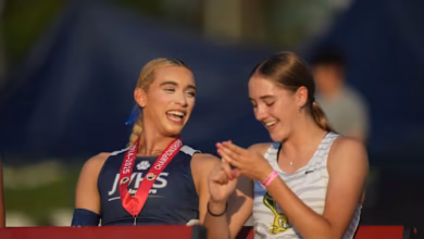 Photo of “California Makes Trans Champion Share First Place With Girls She Beat by Nearly 2 Feet”